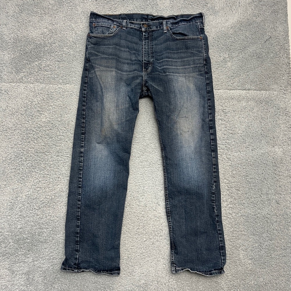 Levi's 505 Jeans Mens 38x30 Regular Fit Blue Excellent Straight‎ Leg Denim